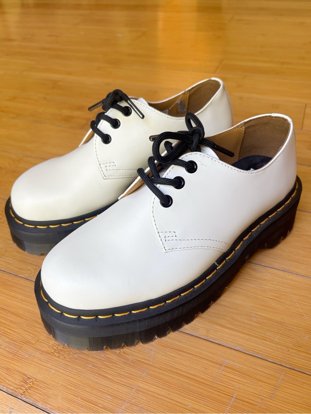 NEW Dr. Martens 1461 Quad Platform Leather Shoes